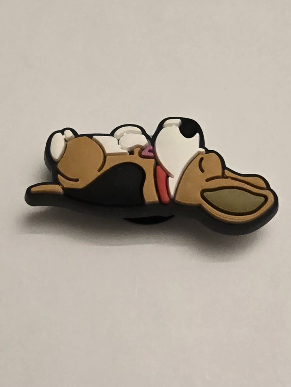 Basset Hound Brown & White Dog Croc Charm